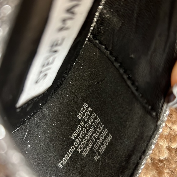 Steve Madden Silver Jeweled Pumps 7 - Picture 4 of 4